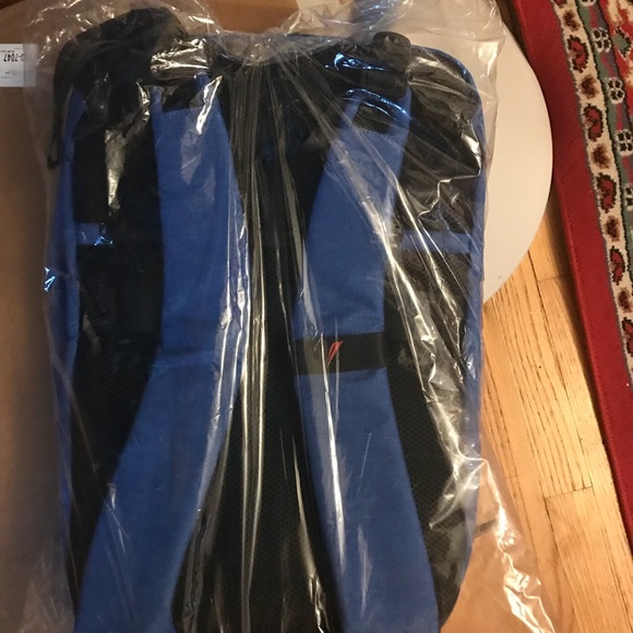 Nautica Center Zip Travel Tech Backpack New Blue - Picture 6 of 6